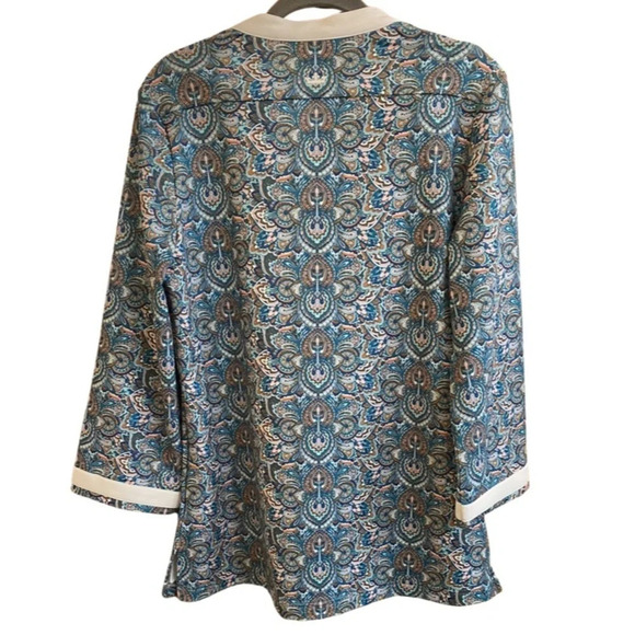 Peter Millar Paisley UPF50 Tunic Top Size Medium - Picture 6 of 8